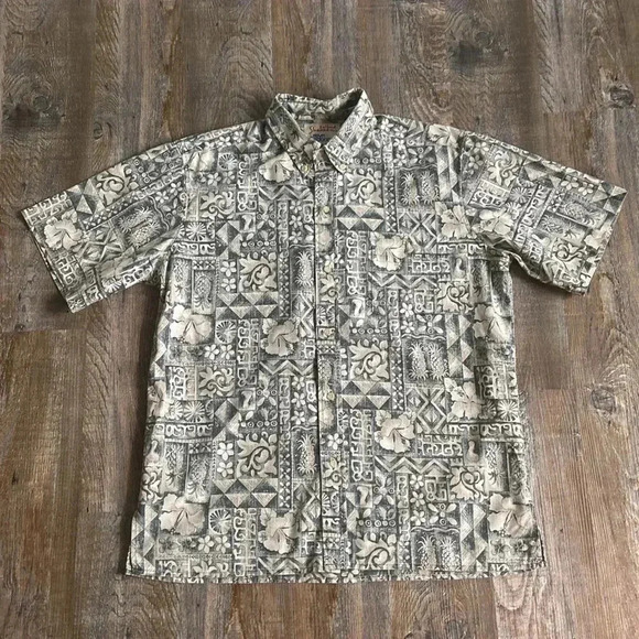 🎉HOST PICK 🎉*VINTAGE*  Alfred Shaheen by Reyn Spooner | Short Sleeve Shirt - Picture 2 of 6